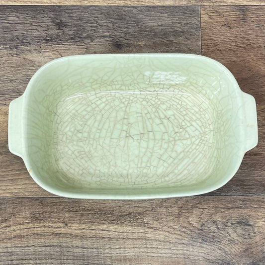 Vintage Pfaltzgraff FTDA 1983 Stoneware Baking Dish 32oz Crackle Glaze USA