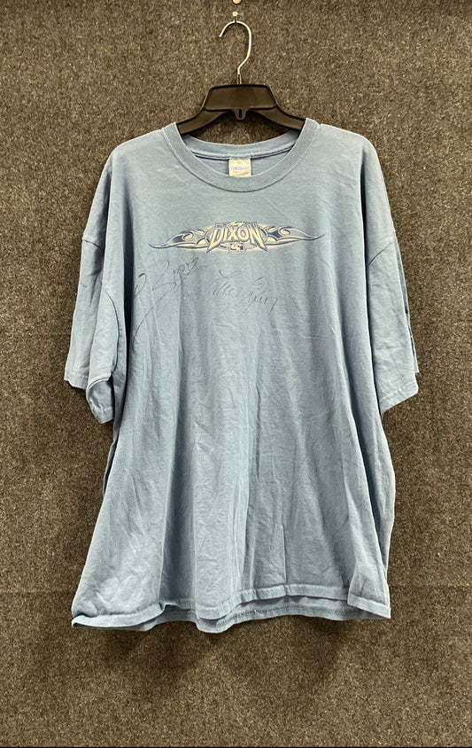 Larry Dixon Blue Short Sleeve Shirt Men's Size 2XL