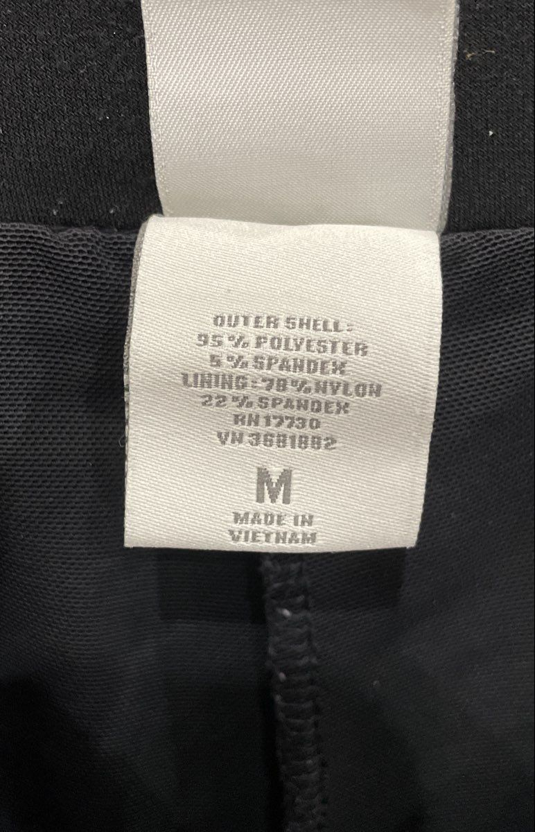 Merona Women's Black Stretch Knit Pull On Lined Skirt Sz M