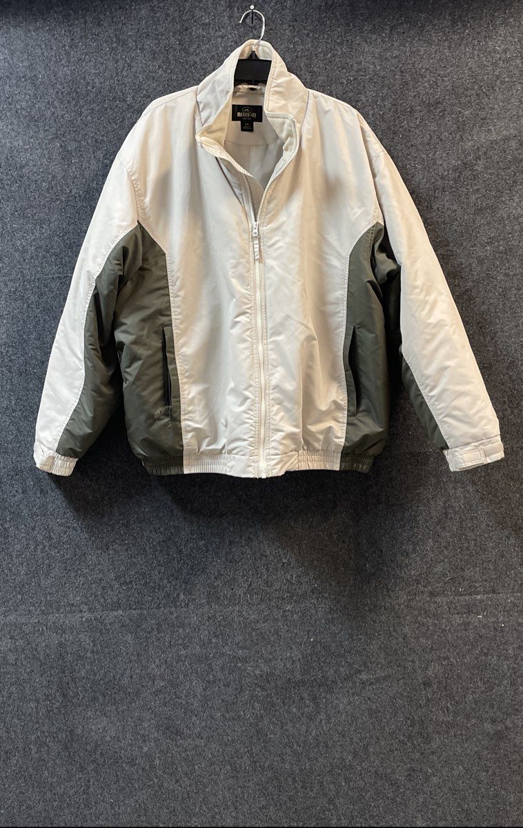 RedHead Men's Jacket Tan Olive Green Full Zip Insulated Colorblock Sz 2XL