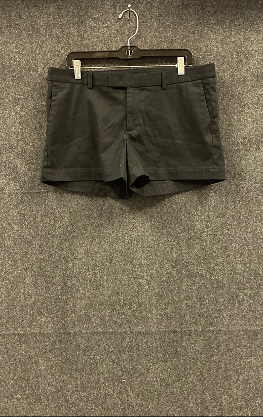 Banana Republic Women's Black Cotton Spandex Stretch Chino Shorts Sz 12 NWT