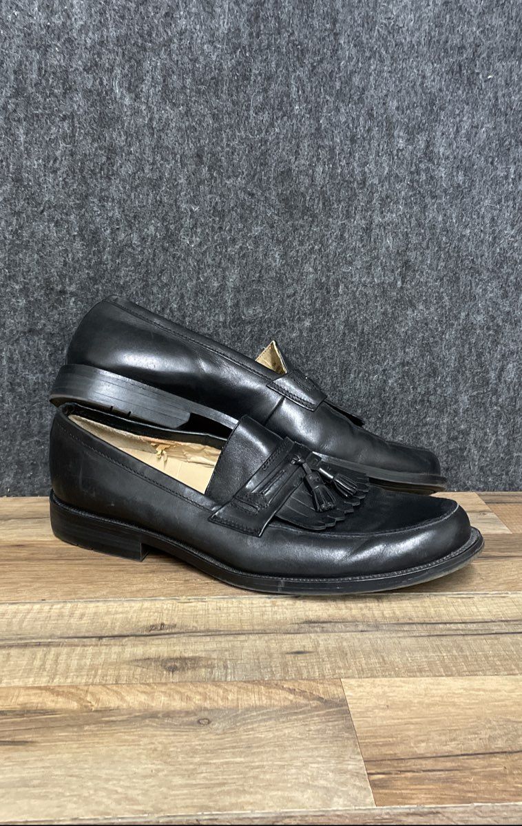 Nunn Bush 81485-01 Black Leather Kiltie Tassel Loafers Men's Size 11 M