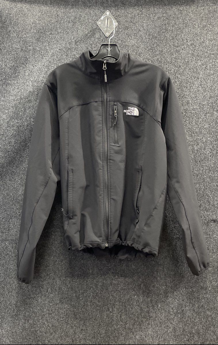 The North Face Men's Black Apex Bionic Softshell Jacket Full Zip Sz S