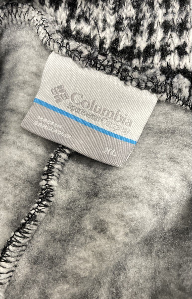 Columbia Sunday Summit II Cowl Neck Fleece Plaid Pullover Sweatshirt Sz XL