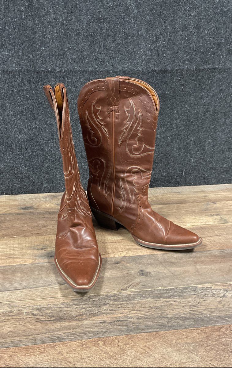 Nomad Trigger Brown Western Cowboy Boots Women's Size 8