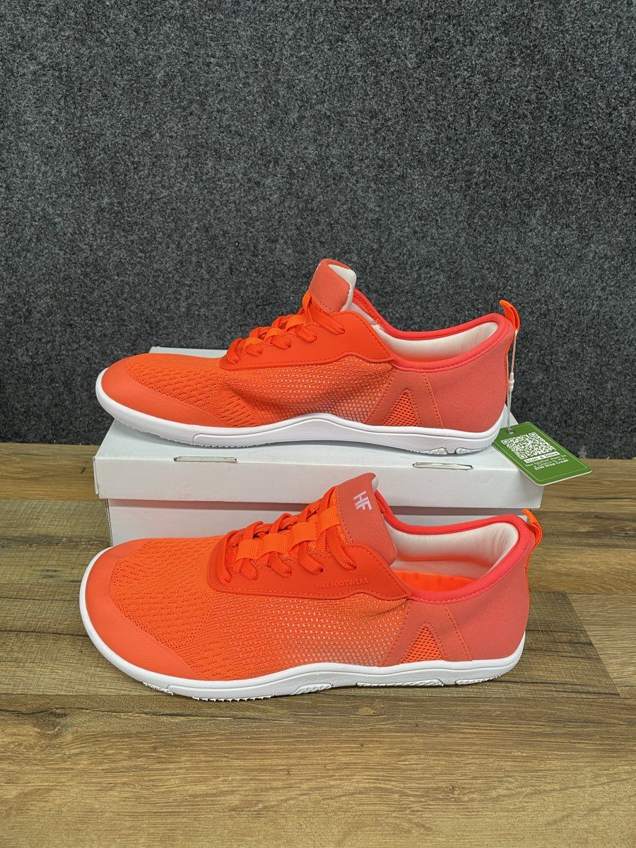 Hike Footwear HF Stride Orange Barefoot Minimalist Sneakers NWT Size 9-9.5