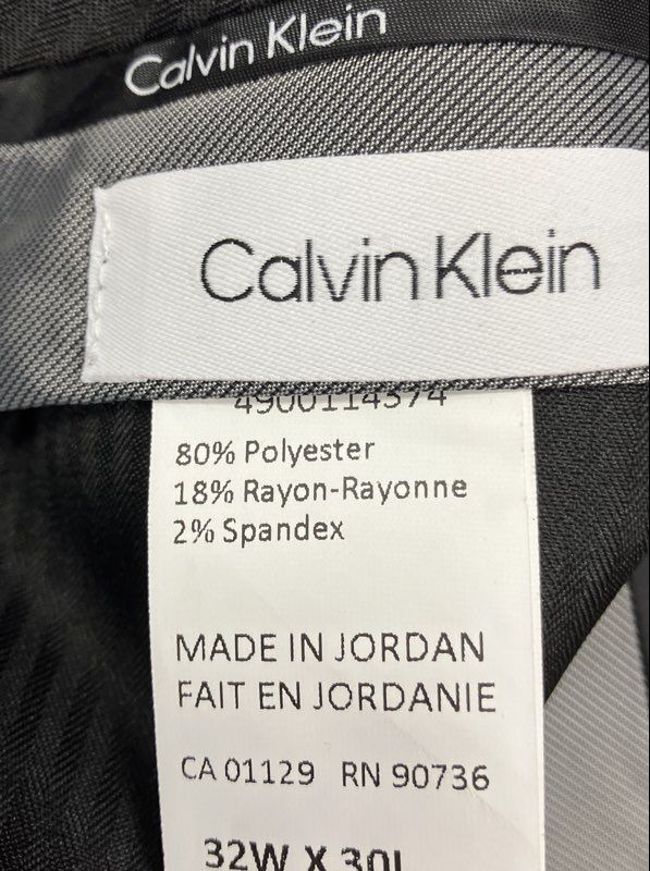 Calvin Klein Men's Jinny Dress Pants Taupe Stretch Wrinkle Resistant 32x30 NWT