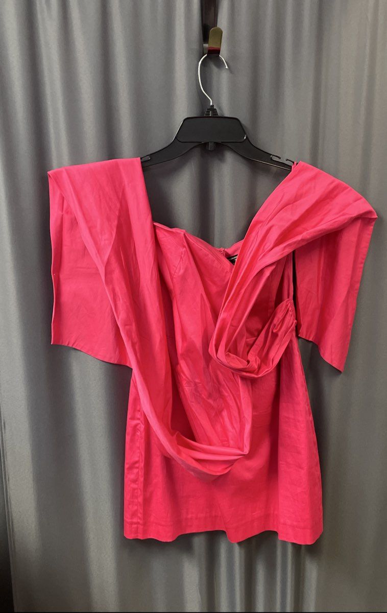 French Connection Women's Raspberry Florida Summer Strapless Sash Dress NWT Sz 4
