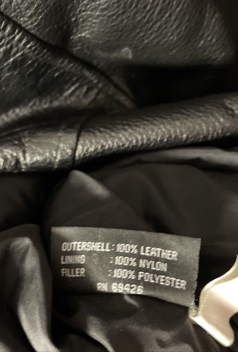 Vintage 90s Wilsons Leather Men's Black Thinsulate Insulated Jacket Size Medium