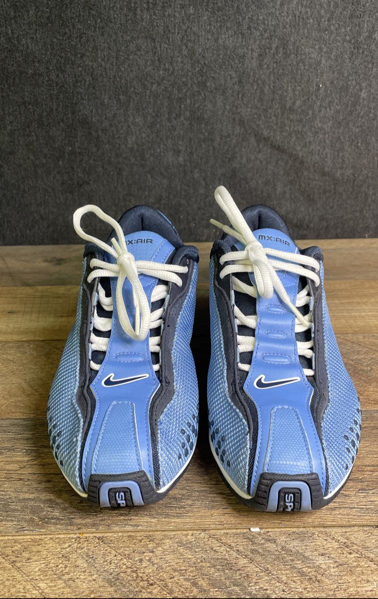 Vintage 2003 Nike Air Max Tailwind IV Light Blue Running Shoes Women's Size 7.5