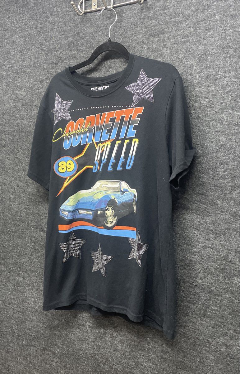 Chevrolet Corvette Speed 89 Graphic T-Shirt GM Licensed Chemistry Sz L