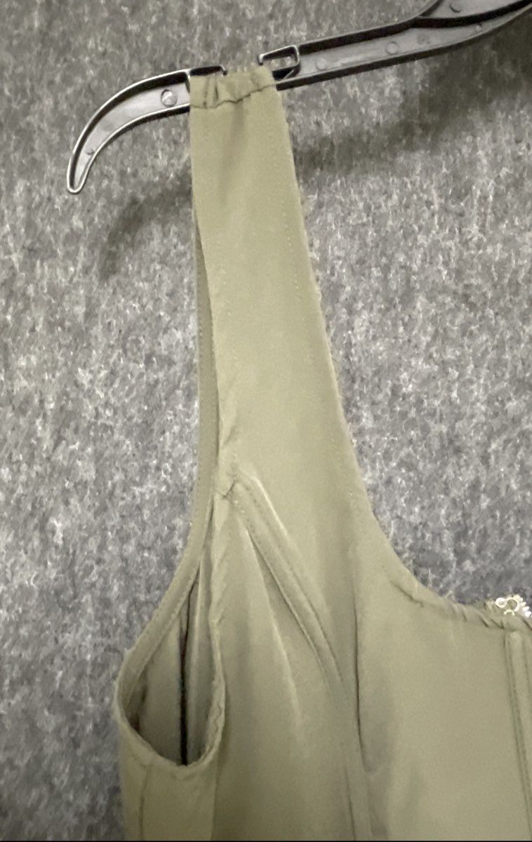 Fashion Nova Women's Feeling Savage Cargo Maxi Dress Olive Green NWT Size XL