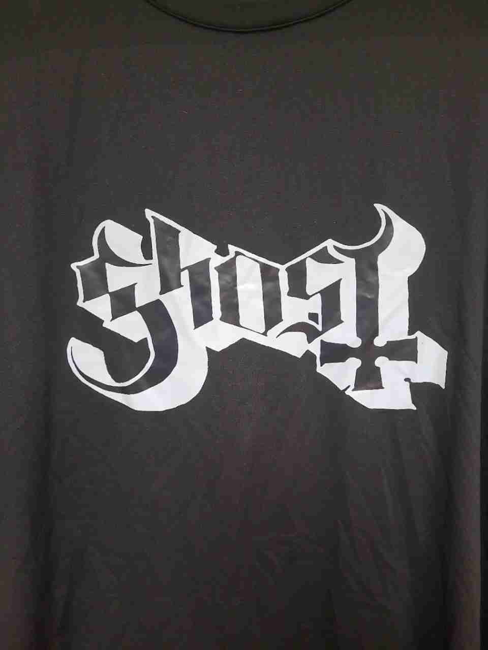 Ghost Band Logo Graphic T-Shirt Black Double Stitch Sz 5XL