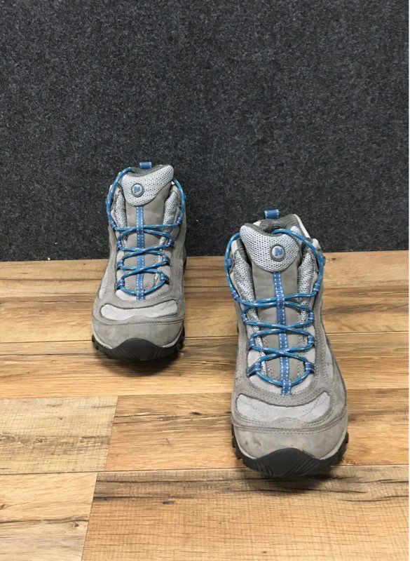 Merrell Moab Mid Castle Rock Blue Women's Hiking Boots Size 9.5