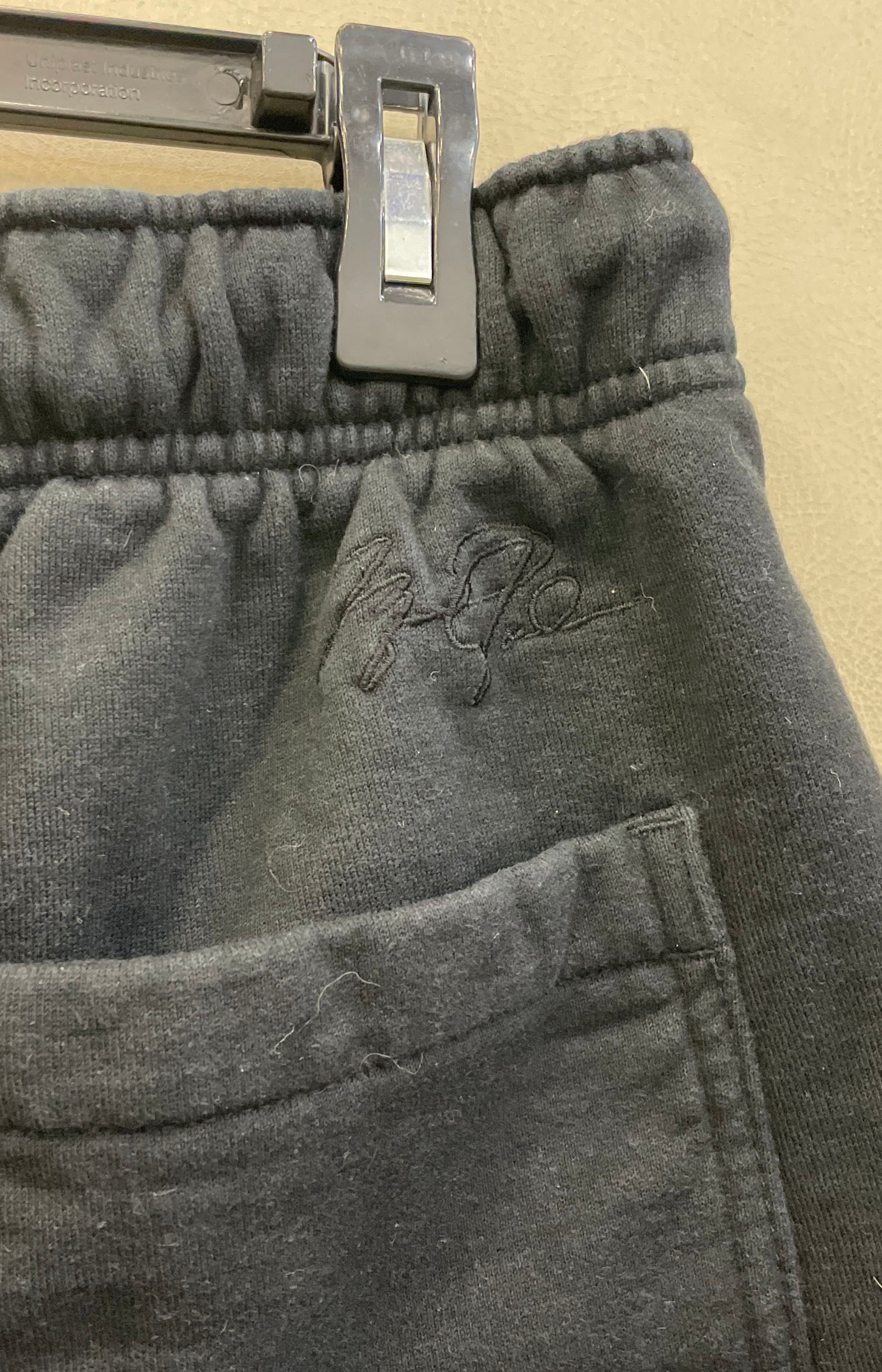 Jordan Men's Black Fleece Shorts Jumpman Logo Drawstring Pockets Sz M
