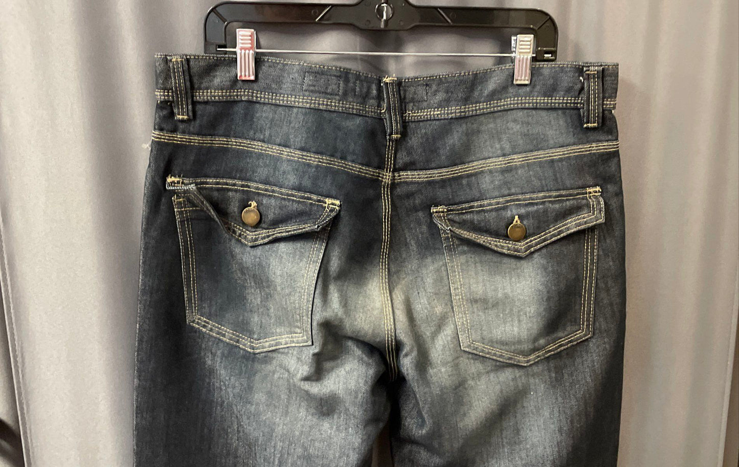 PD&C Men's Oscar Blue Faded Slim Straight Jeans Sz 36x32 NWT