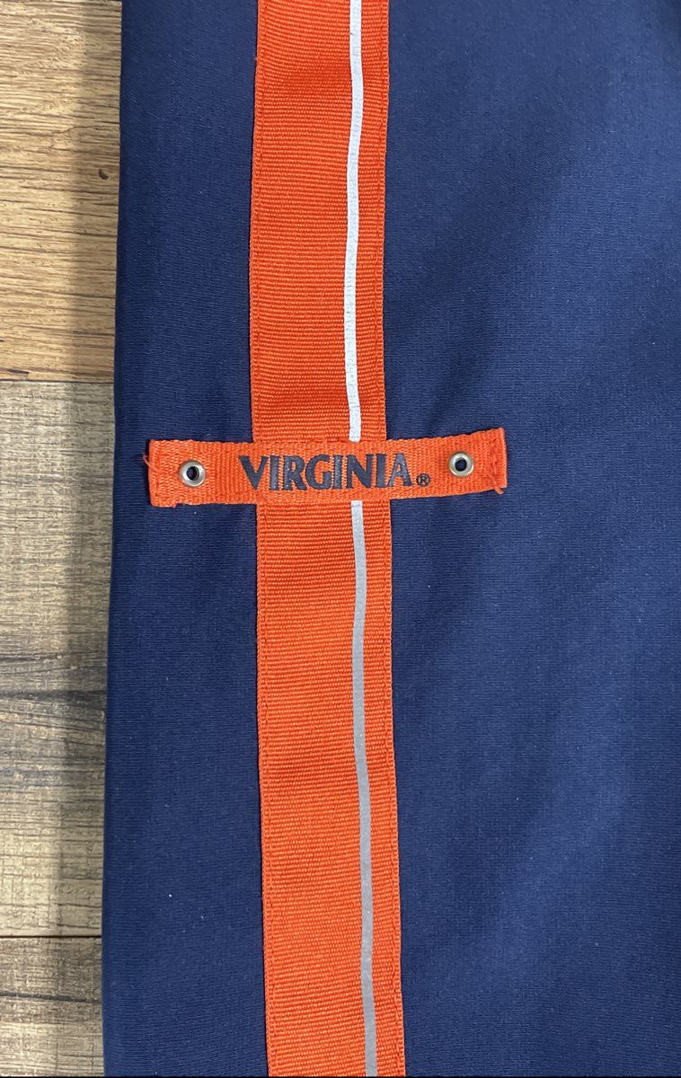 Nike Men's Vintage Y2K UVA Virginia Cavaliers Quarter-Zip Windbreaker Navy XL