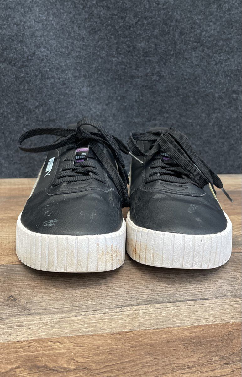 Puma Cali Star Black Iridescent Low Top Sneakers Size 6.5