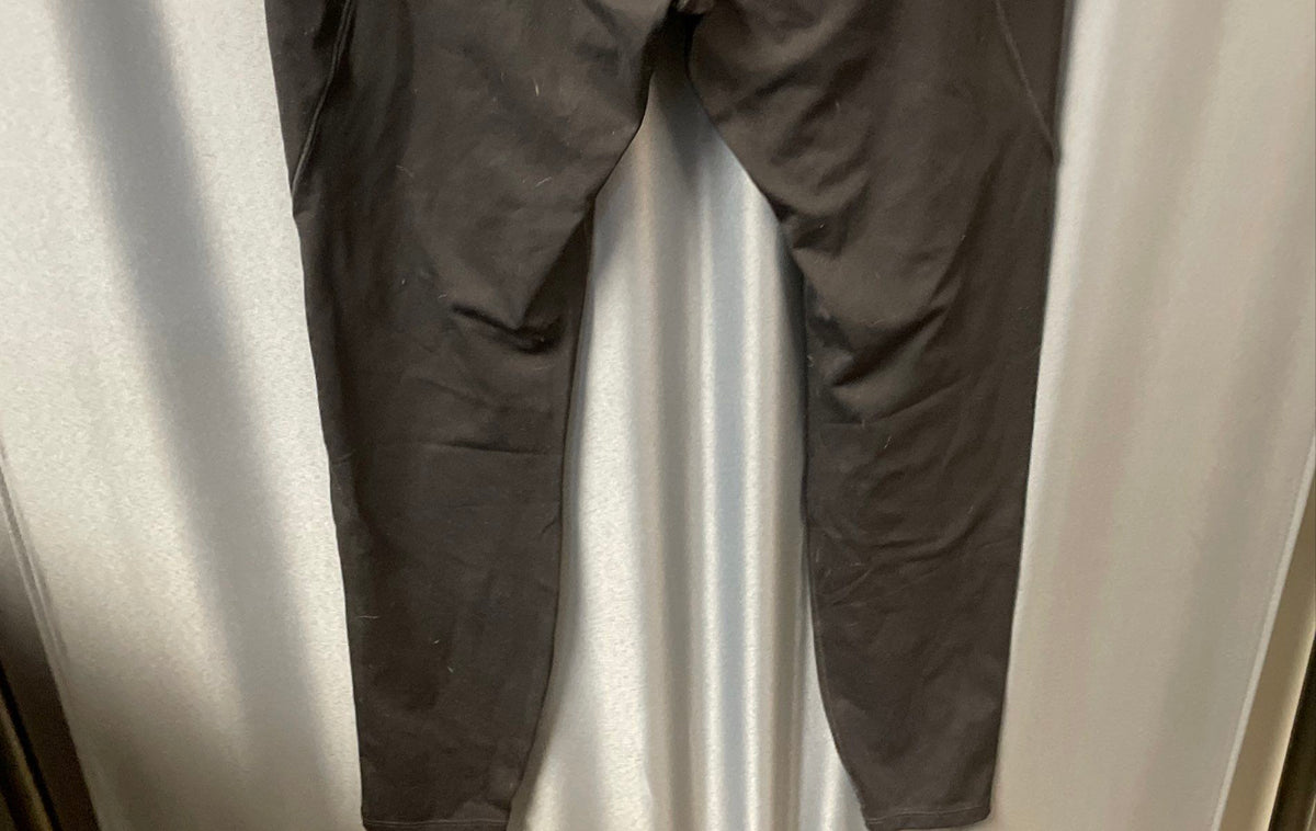 Halara Women's Black High Rise Zip Pocket Yoga Leggings Size M NWT