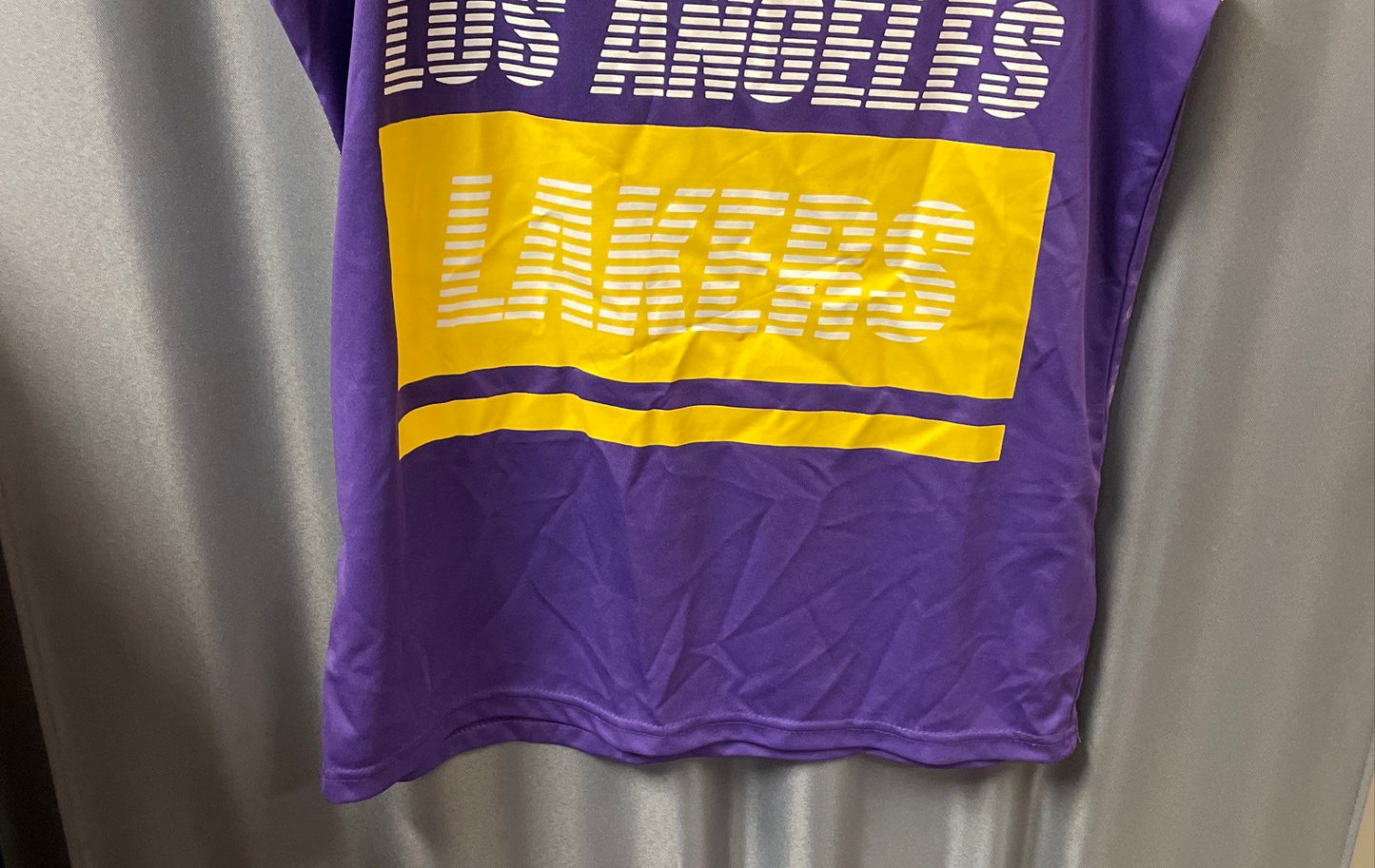 NBA LA Lakers Men's LeBron James #6 Purple Basketball Jersey Tank Top Sz M