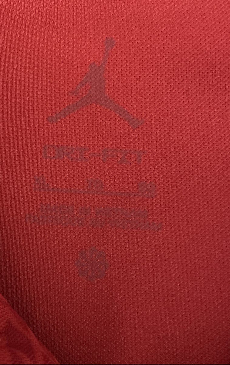 Jordan Men's Red Dri-FIT Victory Coaches Stripe Polo Shirt Size XL