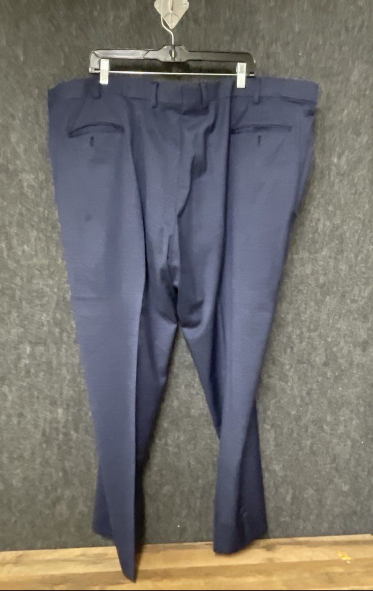 Awearness Kenneth Cole Men's Blue Wool Blend Two-Piece Suit Sz 56L 50