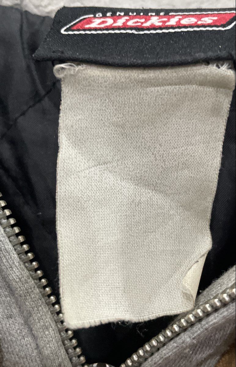 Dickies Men's Brown Duck Canvas Hooded Work Jacket Quilted Lined Layered Coat