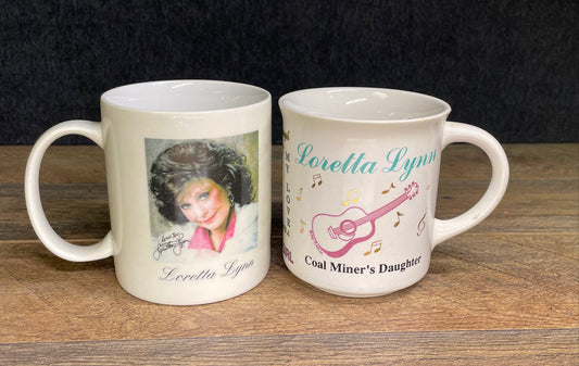 Set Of 2 Loretta Lynn Ceramic Mugs