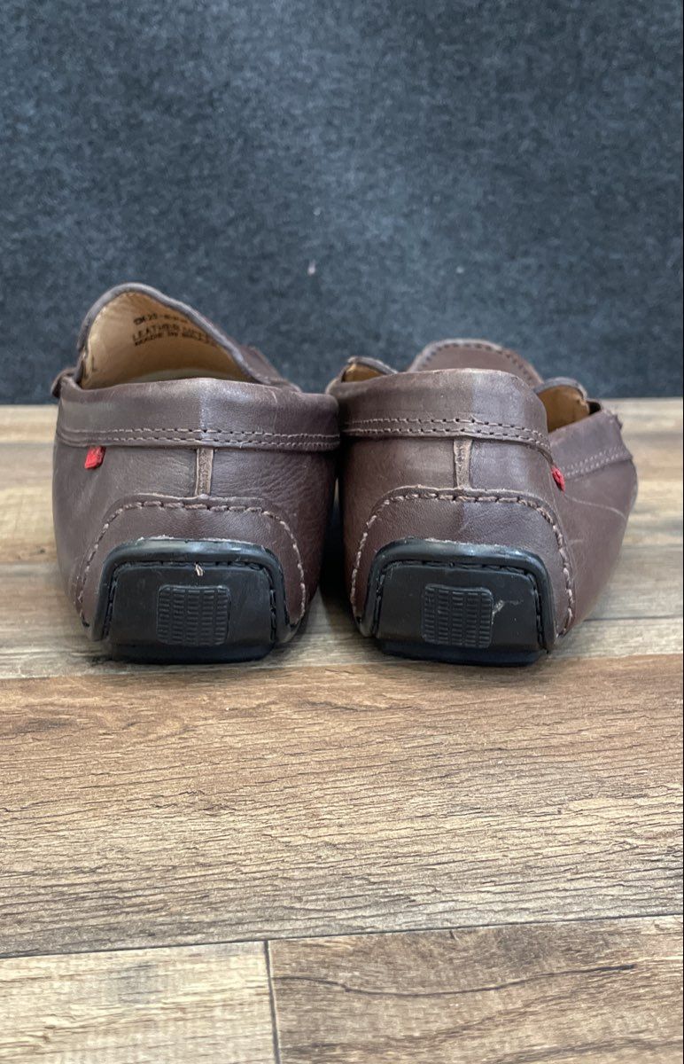 Marc Joseph New York Brown Leather Penny Driving Loafers Men's Size 10.5