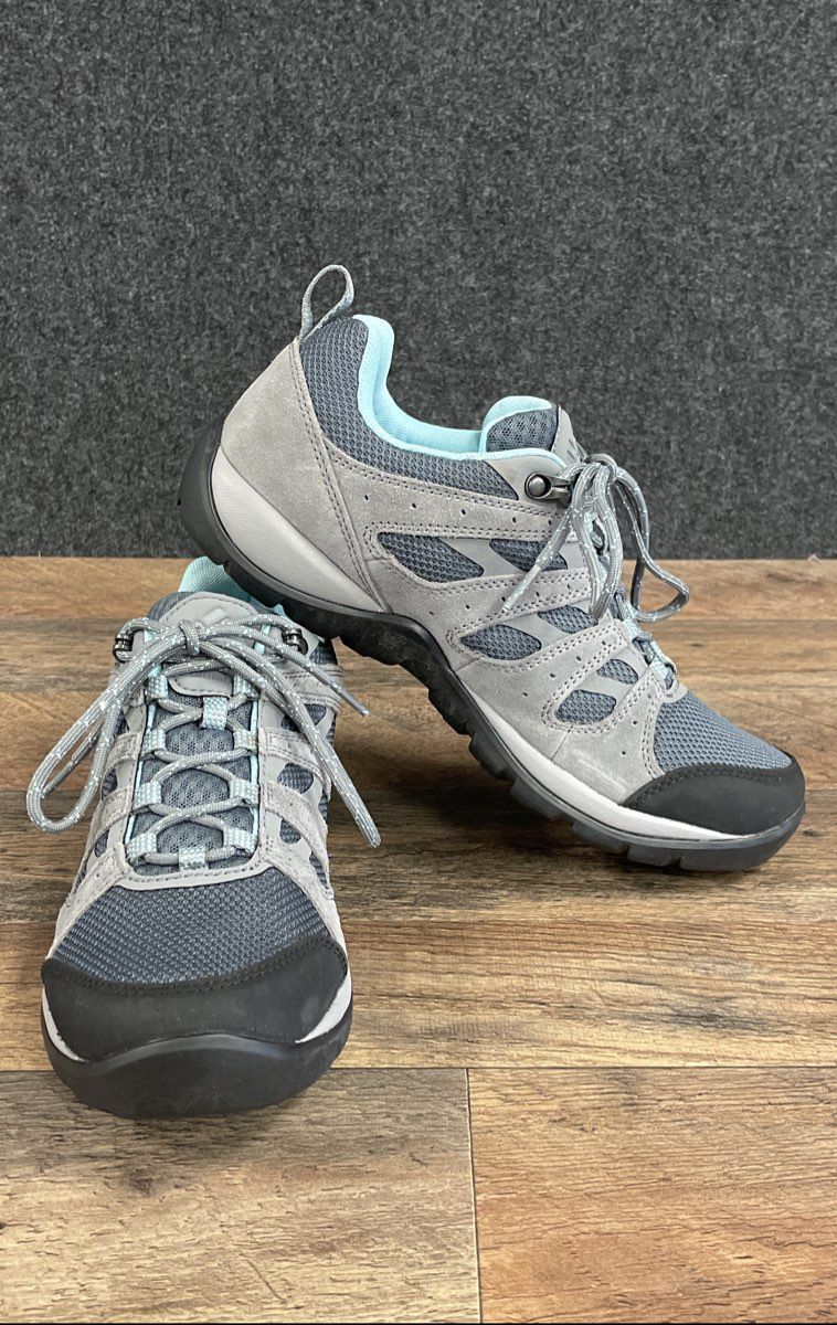 Columbia Redmond V2 Waterproof Graphite Iceberg Hiking Shoes Women's Size 9.5