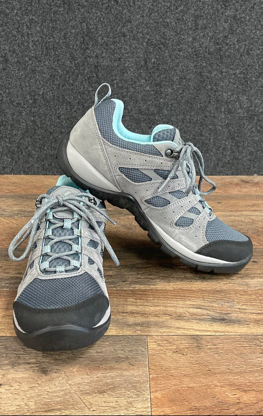 Columbia Redmond V2 Waterproof Graphite Iceberg Hiking Shoes Women's Size 9.5
