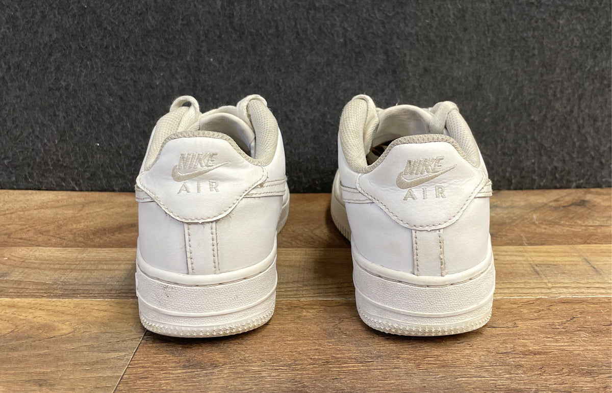 Nike Air Force 1 Low Triple White Youth Sneakers Size 5.5Y