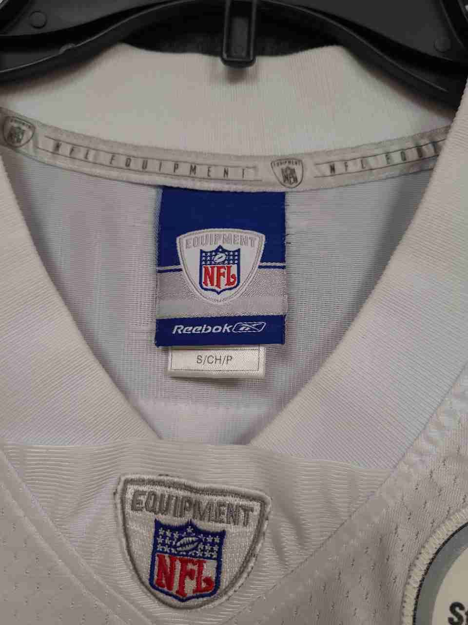 Reebok Men's Pittsburgh Steelers Troy Polamalu #43 NFL Jersey White Size S