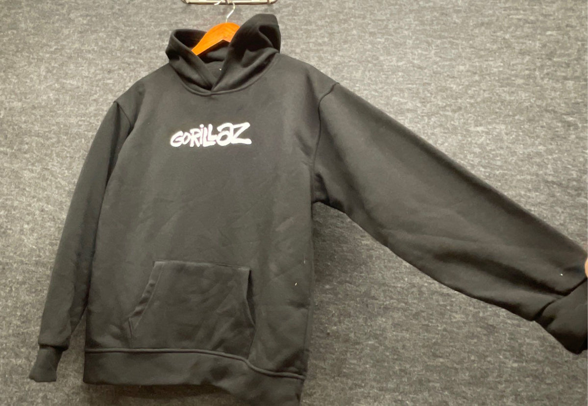 Gorillaz The Now Now North America Tour 2018 Hoodie Black Graphic Pullover Sz M