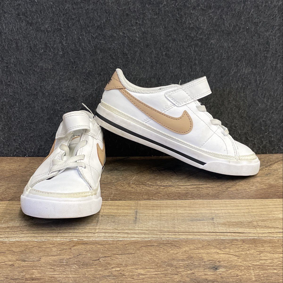 Nike Court Legacy White Desert Ochre Toddler Sneakers Size 10C DA5382-126