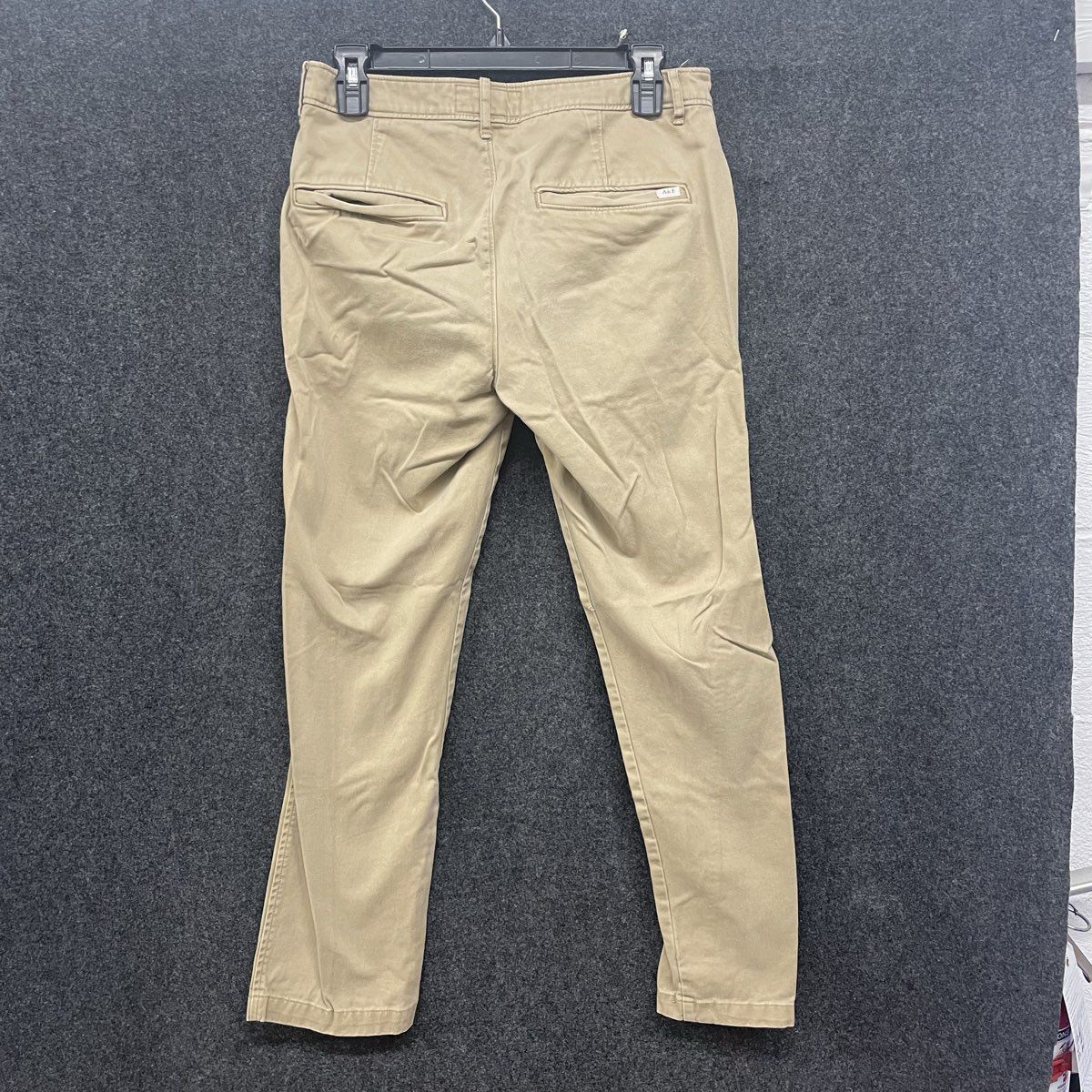 Abercrombie & Fitch Men's Tan Khaki Chino Pants 100% Cotton Sz 28x30