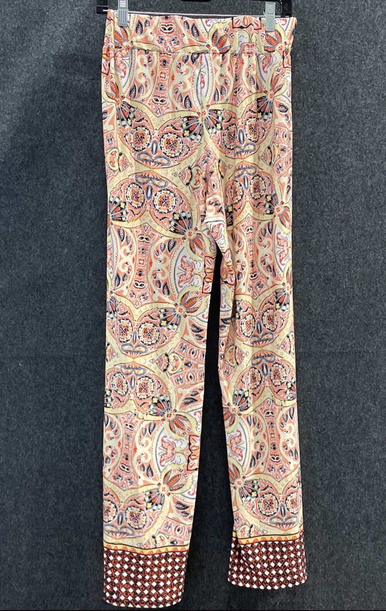 New Dimensions Women's Polished Essential Paisley Wide Leg Pajama Bottoms NWT S