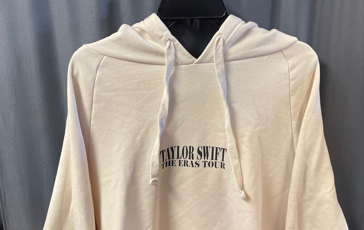 Taylor Swift The Eras Tour Cream Pullover Hoodie Graphic Official Merch Sz L