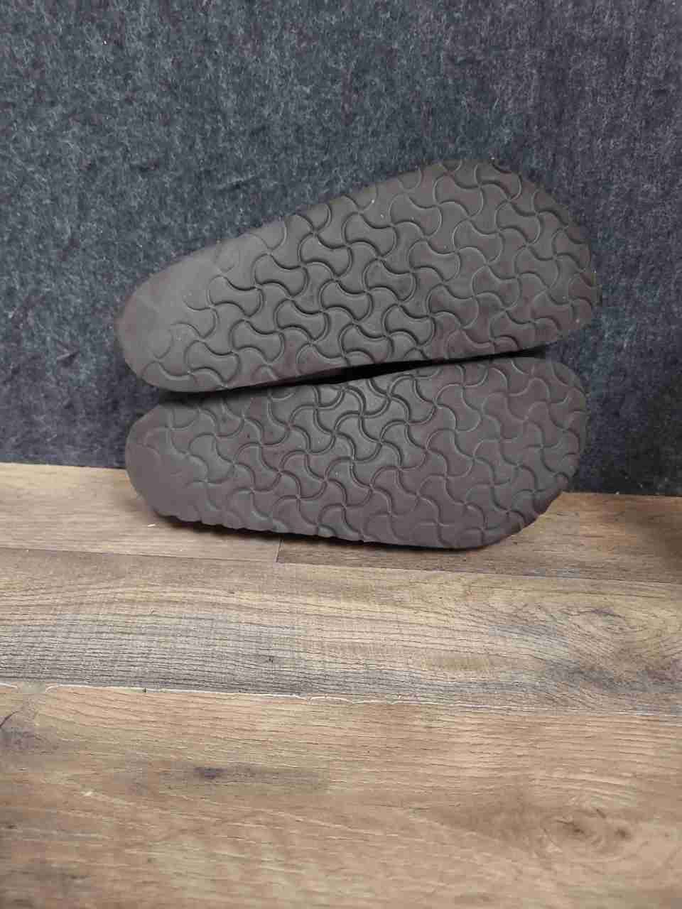 Birkenstock Mayari Dark Brown Leather Toe Loop Sandals Size 42