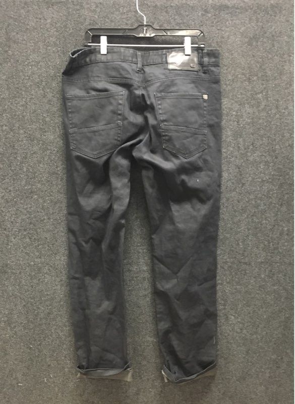 72 Unlimited Men's Black Skinny Fit Stretch Jeans Size 36x32