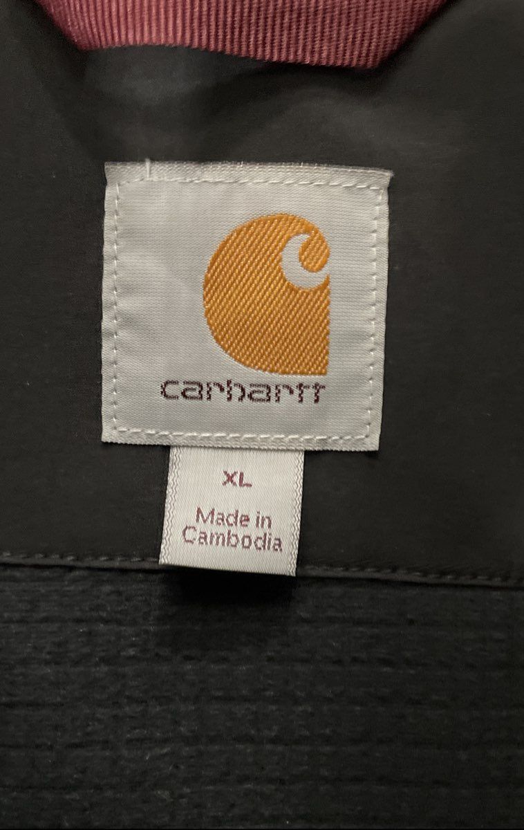 Carhartt Men's Black Crowley Softshell Full Zip Pockets Vest Size XL