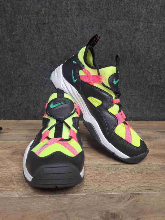 Nike Air Huarache City Low Black Volt Hyper Pink Sneakers AH8517-001 W9.5