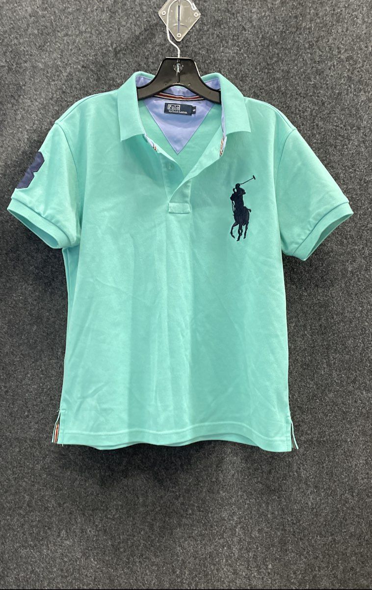 Polo Ralph Lauren Men's Green Big Pony #3 Short Sleeve Pique Polo Shirt Sz S