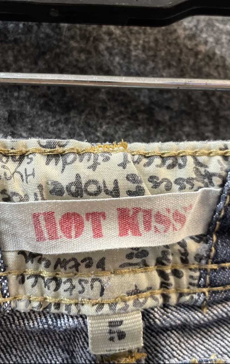 Hot Kiss Women's Denim Shorts Americana Patchwork Stars Stripes Distressed Sz 5