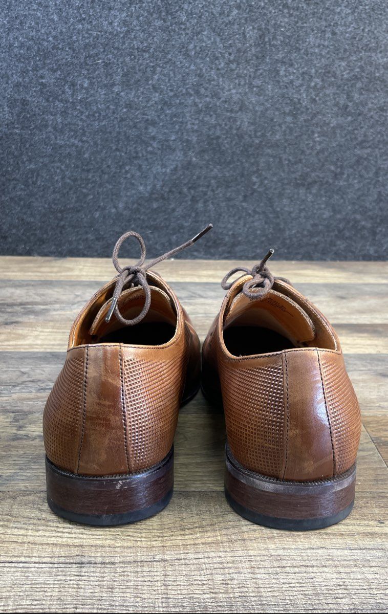 Florsheim Brown Leather Cap Toe Derby Dress Shoes Men's Size 12 D