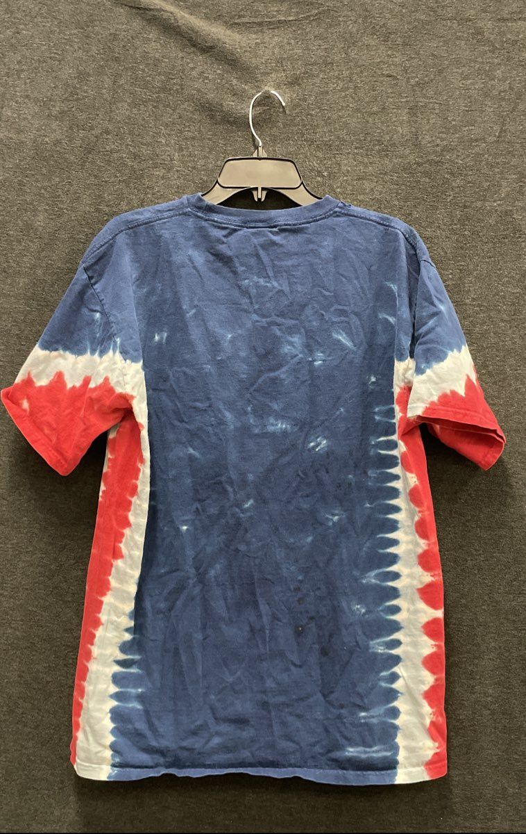 Vintage 2001 F1 Indianapolis Grand Prix T-Shirt Tie-Dye Liquid Blue Sz L
