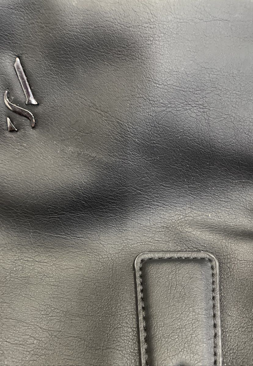 Simply Vera Vera Wang Black Faux Leather Top Handle Satchel Handbag
