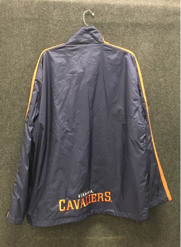 Vintage 90s Red Oak Men's Virginia Cavaliers UVA Windbreaker Navy Jacket Sz L
