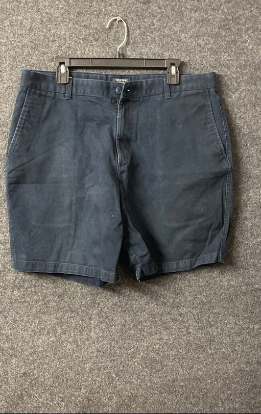 Dockers Men's Navy Blue Chino Shorts Flat Front Cotton W38