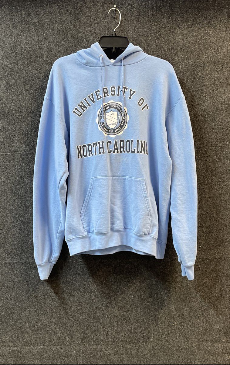 Champion Men's University of North Carolina UNC Blue Pullover Hoodie Size Large